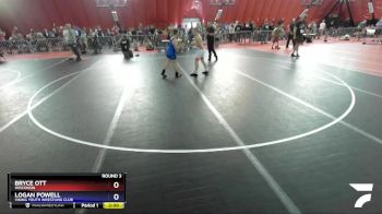 117 lbs Round 3 - Bryce Ott, Wisconsin vs Logan Powell, Viking Youth Wrestling Club