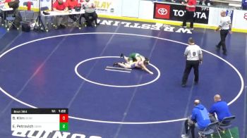 87 lbs Prelims - Brett Klim, Derry vs Evan Petrovich, Connellsville