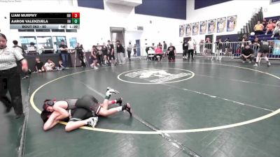 85 lbs Quarterfinal - Aaron Valenzuela, Rough House vs Liam Murphy, Reign WC