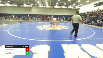 184 lbs Semifinal - Aris Dashiell, Wesleyan vs Sampson Wilkins, Castleton