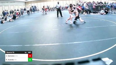 113 lbs Round Of 16 - Zack Samano, Chino WC vs Rodrigo Aceves, 208 Spartans