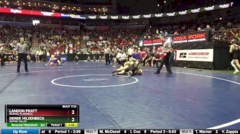 1A-285 lbs Champ. Round 1 - Landon Pratt, Nashua-Plainfield vs Derek Hilsenbeck, Wapsie Valley