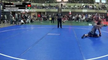 140 lbs Round 2 - Sylas Trisco, Alexandria vs Roman Spangler, LAW