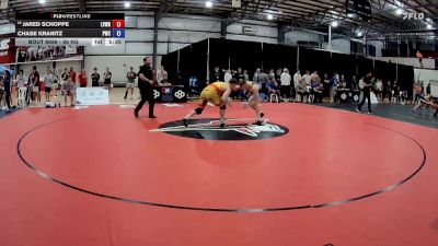 86 kg Cons. Round 7 - Jared Schoppe, Lehigh Valley Wrestling RTC vs Chase Kranitz, Pittsburgh Wrestling Club