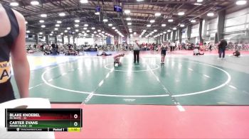 110 lbs Rd# 1 9:00am Friday - Carter Evans, Minion Black vs Blake Knoebel, PA White