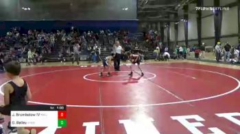 70 lbs Quarterfinal - Joseph Brumbelow IV, South Paulding Junior Spartans vs Owen Bailey, Woodland Wrestling