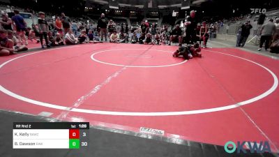 68 lbs Rr Rnd 2 - Kaleb Kelly, Broken Arrow Wrestling Club vs Bennett Dawson, Raw