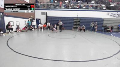 43 lbs Semifinal - Damian Barrett, Grizzly Wrestling Club vs Colt Russell, Sandpoint Legacy Wrestling Club