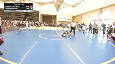 47 lbs Rr Rnd 1 - Francis Coppola, Wrecking Crew Wrestling Academy vs Carson Godfrey, Pursuit Wrestling Academy