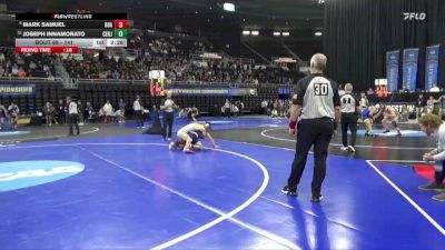 141 lbs Champ. Round 2 - Mark Samuel, Roanoke vs Joseph Innamorato, Centenary (NJ)