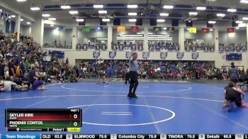 126 lbs Quarterfinal - Phoenix Contos, WAITE vs Skyler Kirk, ELIDA