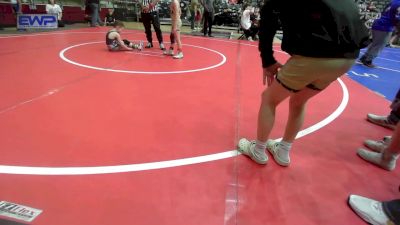 52 lbs Quarterfinal - Jaxton Juneau, North DeSoto Wrestling Academy vs Russell Hedrick, Trash Pandas Wrestling Club