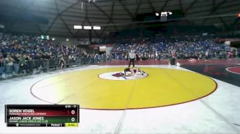 71 lbs Cons. Round 6 - Jason Jack Jones, Rainier Junior Wrestling Club vs Soren Vogel, Punisher Wrestling Company