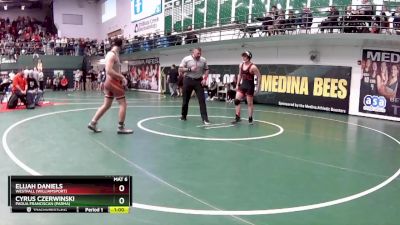 157 lbs Cons. Round 2 - Elijah Daniels, Westfall (Williamsport) vs Cyrus Czerwinski, Padua Franciscan (Parma)