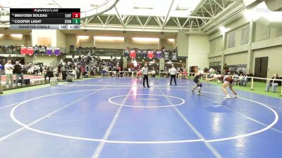 190 lbs Quarterfinal - Brayden Soleau, East Lyme/Norwich Tech vs Cooper Light, Stonington*