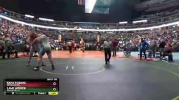 285 lbs Quarterfinal - Kane Fobare, Weld Central vs Lane Weimer, Platte Valley