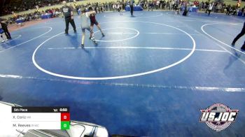 73 lbs 5th Place - Xavier Coriz, New Mexico vs Mackenna Reeves, Randall Youth Wrestling Club