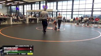 J-4 lbs Cons. Semi - Andrew Collins, DC Elite vs Benjamin Fobert, Big Game Wrestling Club