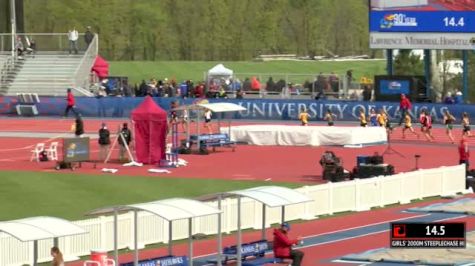 Girl's 2k Steeplechase, Heat 1