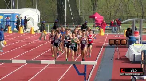 Boy's 2k Steeplechase, Heat 1