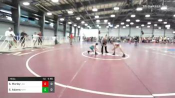 75 lbs Prelims - Sean Morley, LAW vs Sam Adams, Perry Wrestling Club