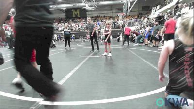 52-55 lbs Quarterfinal - Rykr Hunter-Clift, Comanche Takedown Club vs Alec Arnold, Del City Little League Wrestling