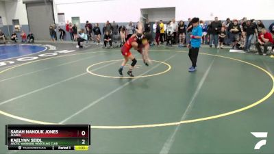 106 lbs Rr1 - Sarah Nanouk Jones, Alaska vs Kaelynn Seidl, Arctic Warriors Wrestling Club