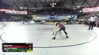 1B/2B 132 1st Place Match - Waylon Thomas, Tonasket vs Tony Rios, Kittitas