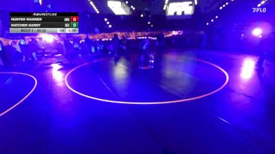 30-33 lbs Round 1 - Hunter Warner, Aviator Wrestling Academy vs Hatcher Hardy, Box Elder Stingers