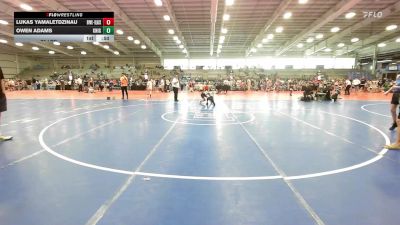 70 lbs Rr Rnd 2 - Lukas Yamaletdzinau, Buffalo Valley Wrestling Club EL Black vs Owen Adams, Knights Wrestling Club