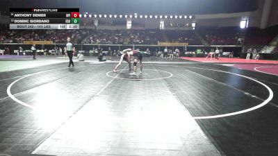 141 lbs Round Of 32 - Anthony Denier, RPI vs Dominc Giordano, Florida State