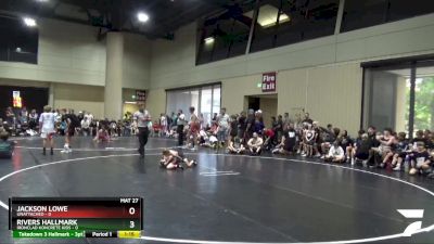 45 lbs Placement (16 Team) - Jackson Lowe, Unattached vs Rivers Hallmark, Ironclad Koncrete Kids