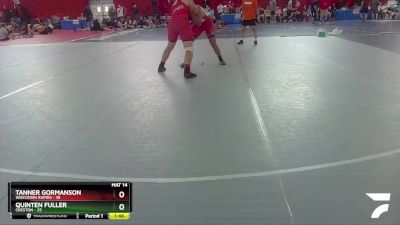 285 lbs Round 3 (4 Team) - Quinten Fuller, Creston vs Tanner Gormanson, Wisconsin Rapids