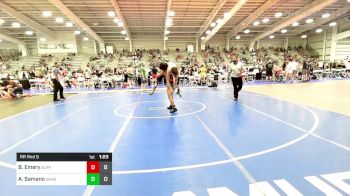 113 lbs Rr Rnd 5 - Brennan Emery, Buffalo Valley White vs Adrian Samano, Granby Rollers