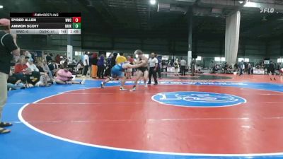 157 lbs Ammon Scott, DARKHORSE vs Ryder Allen, WILLIAMSBURG WRESTLING CLUB