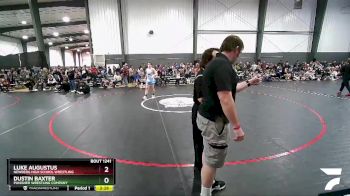 160 lbs Semifinal - Luke Augustus, Newberg High School Wrestling vs Dustin Baxter, Punisher Wrestling Company