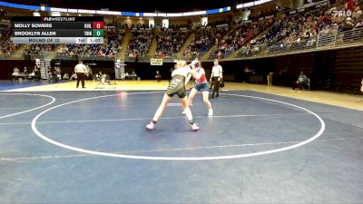 124 lbs Round Of 32 - Molly Sowers, Boiling Springs vs Brooklyn Allen, Trinity