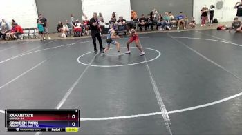 71 lbs Semis & 1st Wrestleback (8 Team) - Kamari Tate, Illinois vs Grayden Paris, Pennsylvania Blue