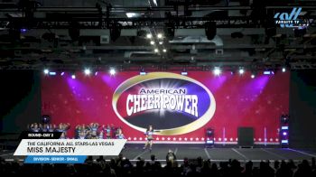 The California All Stars-Las Vegas - Miss Majesty [2024 L4 Senior - Small Day 2] 2024 Cheer Power Grand Nationals
