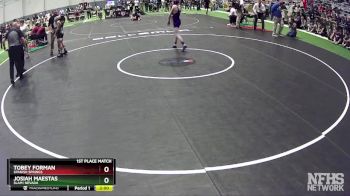 113 lbs 1st Place Match - Josiah Maestas, SLAM! NEVADA vs Tobey Forman, Spanish Springs