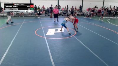 125-133 lbs Cons. Round 2 - Nathan Kuntz, Reed Custer vs Keegan Stolarz, Gateway Science Academy