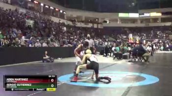 5A 113 lbs Cons. Round 3 - Sergio Gutierrez, Rio Grande vs Aden Martinez, Las Cruces