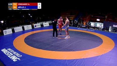 92 kg Quarterfinal - Jay Aiello vs Adlan Viskhanov, FRA