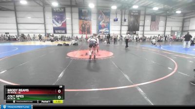 130 lbs Rd# 7- 10:45am Saturday Final Pool - Colt Sipes, PA Blue vs Brody Reams, PA White