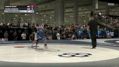 63 Finals kg Champ. Round 1 - Landon Drury, NMU-National Training Center vs Xavier Johnson, Army (WCAP)