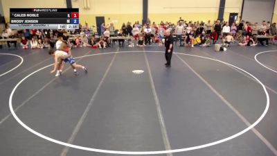 120 lbs Champ. Round 1 - Caleb Noble, IL vs Brody Jensen, NE