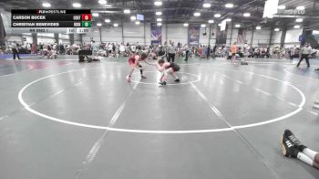 100 lbs Rr Rnd 1 - Carson Bucek, Central PA vs Christian Benevides, Iron Faith Wrestling