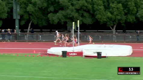 Women's 1500m, Heat 4