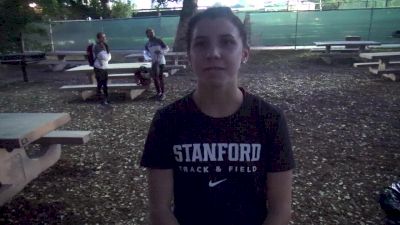 Stanford's Christina Aragon still does gymnastics 3 times a week