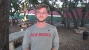 New Mexico's Josh Kerr after pacing the 1500 and what he did the week after his 335